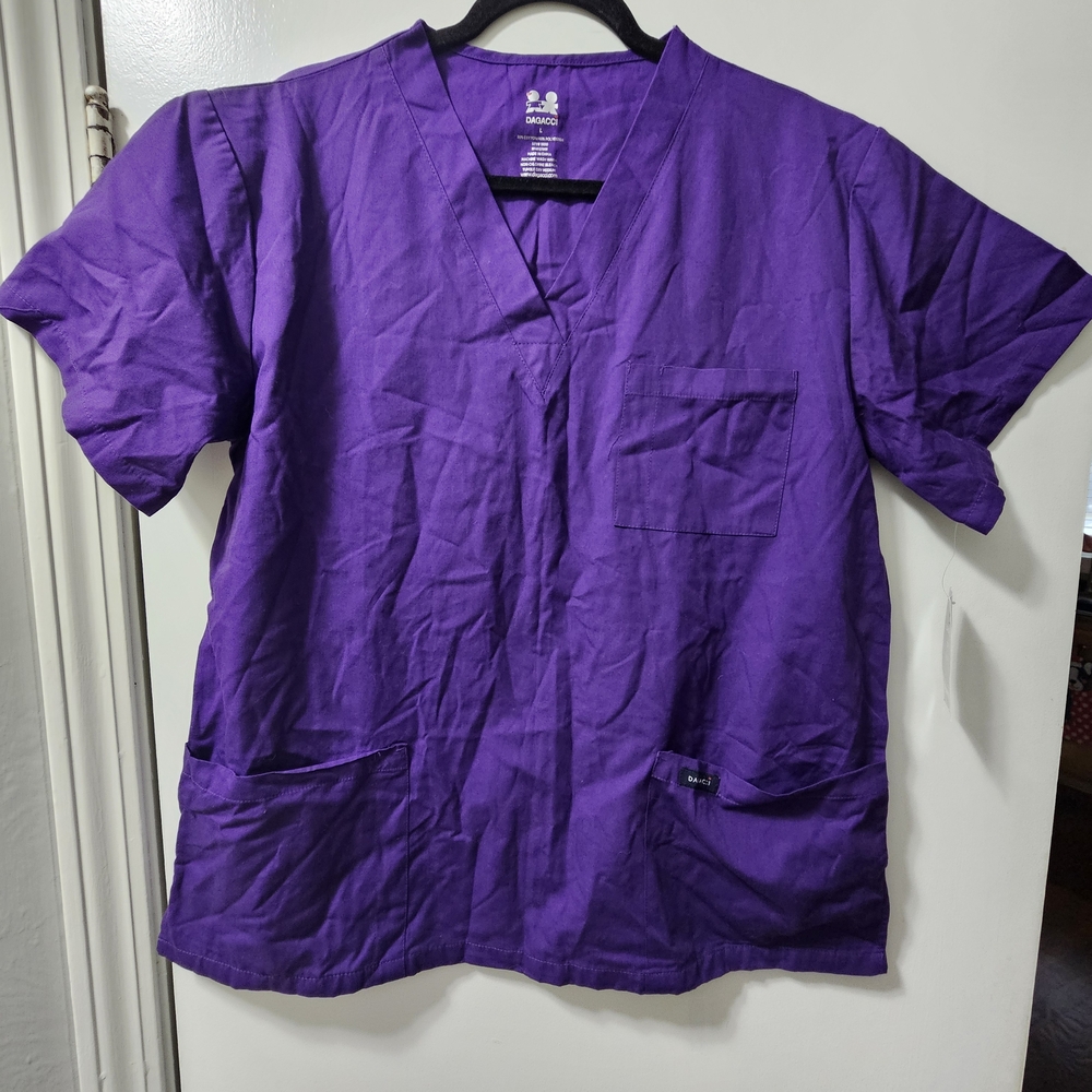 NWT Purple Scrub Top
